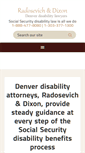 Mobile Screenshot of disabilitylawyerdenver.com